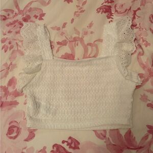 White Babydoll Top
